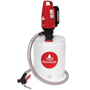 ALEMLUBE 20L Battery Operated Oil Drum Pump Kit
