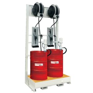 ALEMLUBE Automotive 2 Drum Lubrication Gantry 205L