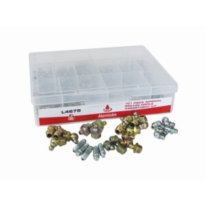 ALEMLUBE Industrial Grease Nipple Assortment Kit