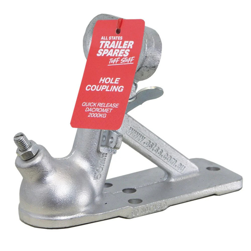 ALL STATES TRAILER SPARES 2/3 Hole Coupling 50mm 2T