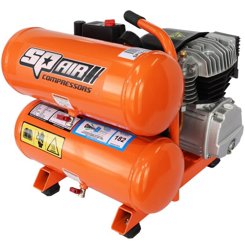 SP TOOLS 2.5hp 2x8L Direct Drive Air Compressor
