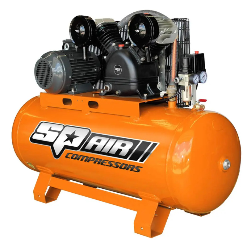 BELT DRIVE 415V INDUSTRIAL CAST 5.5HP 200L COMP