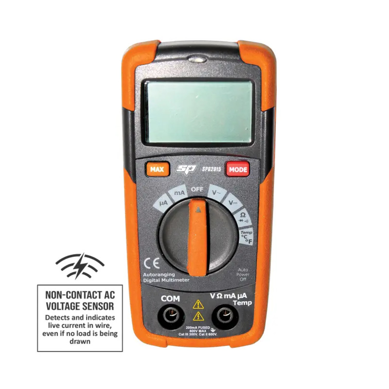 SP TOOLS Digital Multimeter - Pocket Size With Temperature