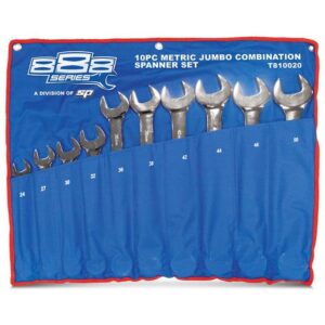 888 TOOLS Jumbo 10pc Spanner Set - Metric
