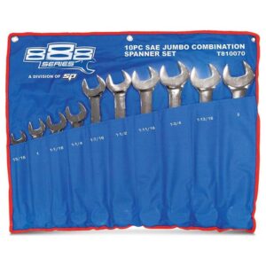 888 TOOLS Jumbo 10pc Spanner Set - SAE