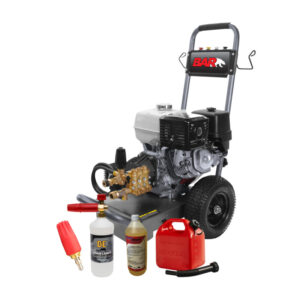 BAR 4000PSI 15LPM 13HP Professional Direct Drive Petrol Pressure Cleaner Bundle Powered by Honda® GX390