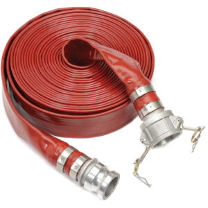 BE 2” 150PSI 15m Discharge Hose Kit Red