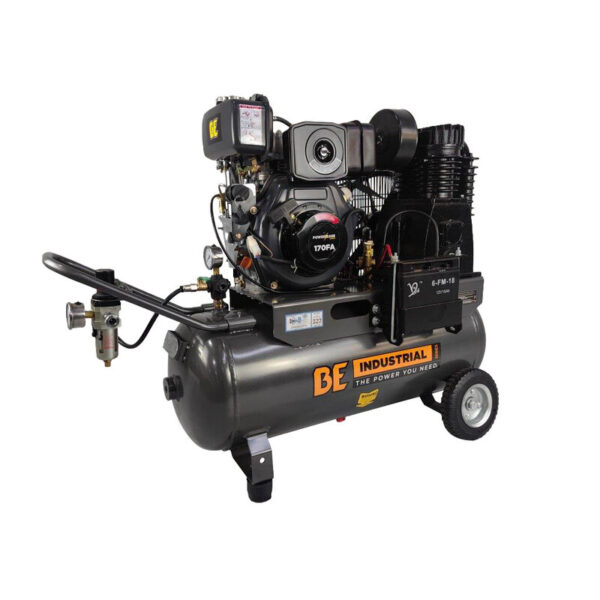 BE 4.8hp 70L Professional Diesel Belt Drive Air Compressor