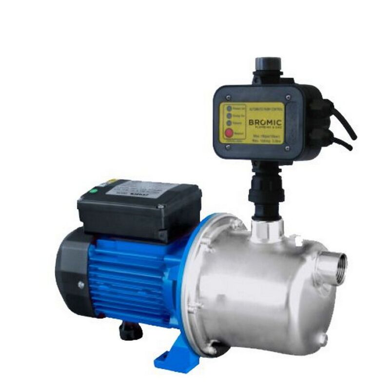 BROMIC Waterboy, 60Ltr Jet Pump 0.75Kw 1.0Hp + Controller (3