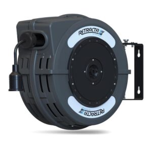 RETRACTA 15A x 20m Electrical Cable Reel - Dark Grey
