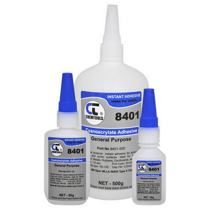 CHEMTOOLS Rapidstick™ 8401 Cyanoacrylate Adhesive - 50g