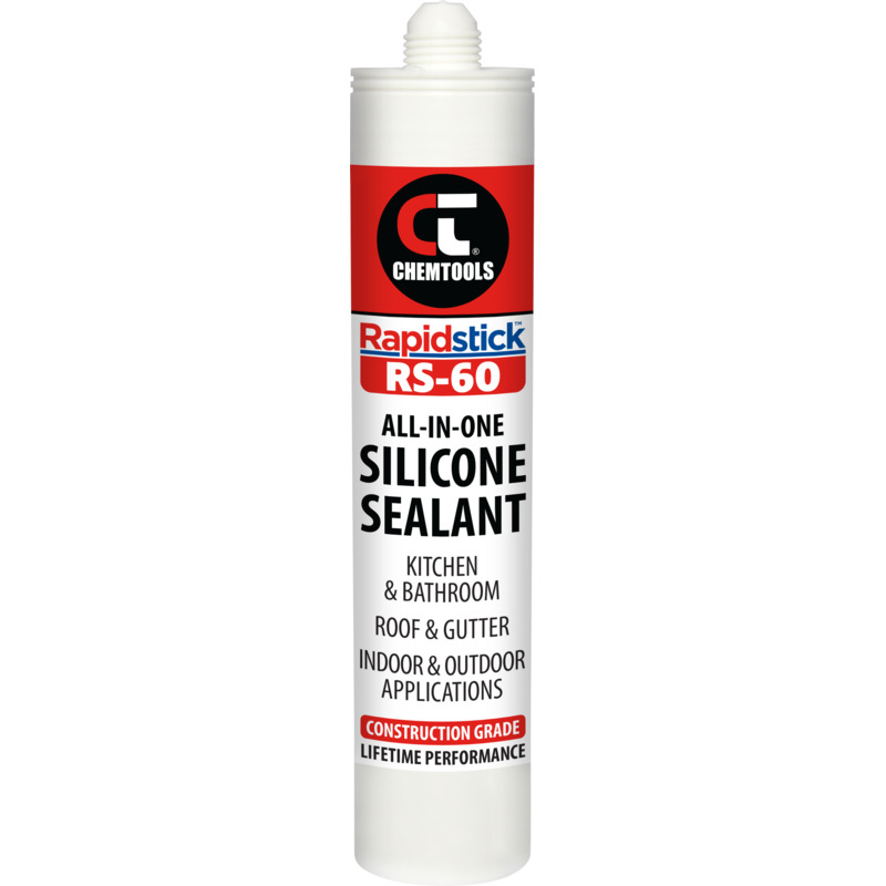 RAPIDSTICK™ RS-60 All-In-One Silicone Sealant, 300g (White)
