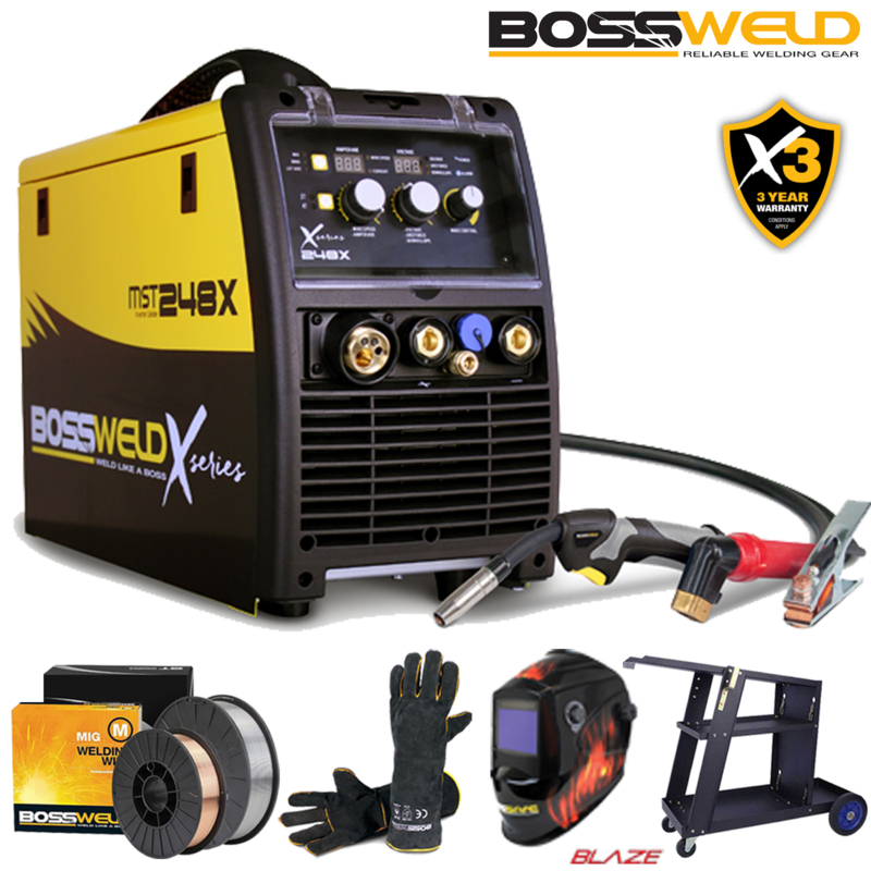 BOSSWELD MST 248X Inverter Welder Bundle