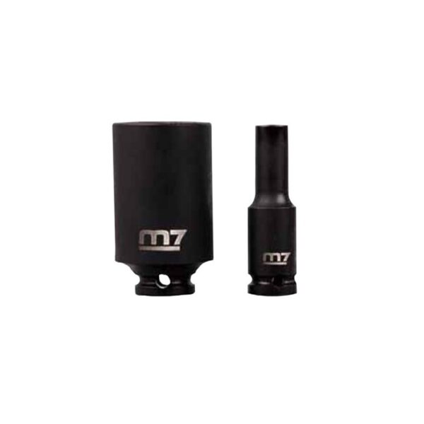 M7 Impact Deep Socket, 3/8" Dr 6 Point, 19Mm