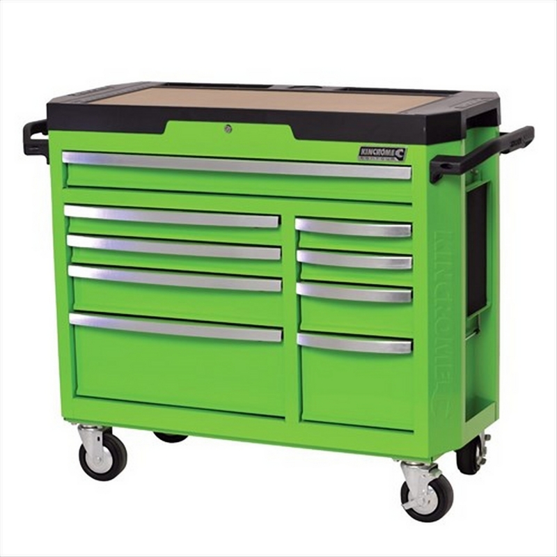 KINCROME Trolley 9 Drw 42" Contour Gree