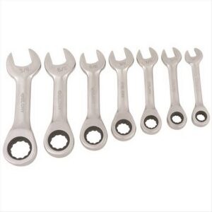 SUPATOOL Gear Stubby Set 7Pc Metric