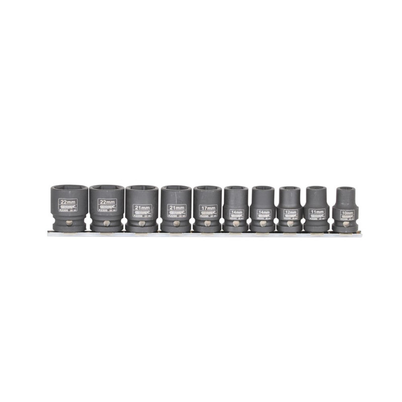 KINCROME Impact Socket Set 10Pce Metric