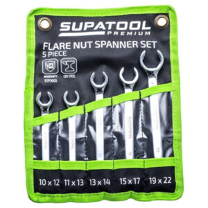 SUPATOOL Flare Nut Spanner Set 5 Piece