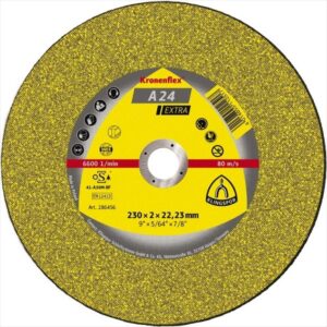KLINGSPOR Cut Off Wheel (C24) Extraflat Medium Grit 230 X 3 X 22mm
