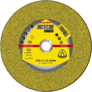 KLINGSPOR Cut Off Wheel (C24) Extraflat Medium Grit 115 X 2.5 X 22mm