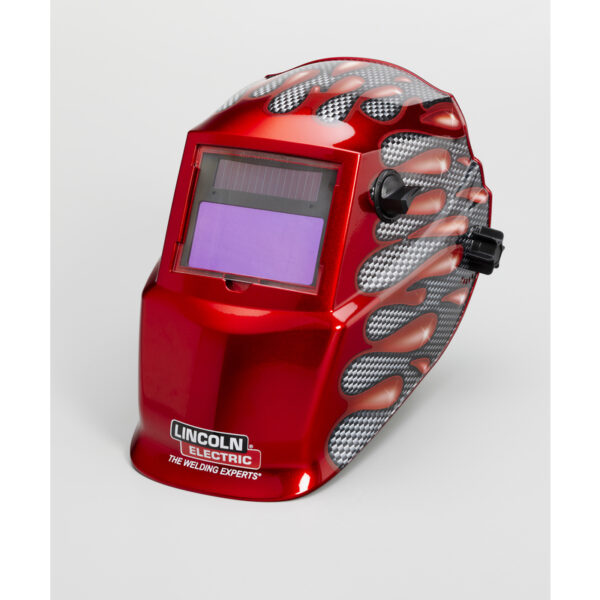 VIKING Red Splat Electronic Welding Helmet