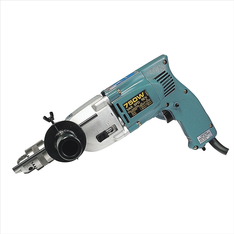 MAKITA Variable Speed Hammer Drill, 20mm, 750W, Keyed Chuck & Carry