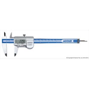 ACCUD 0-300mm/0-12" Coolant Proof Digital Caliper Ip67