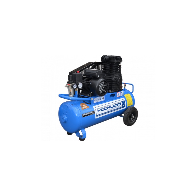 PEERLESS Products P17 Portable Electric - Et250 Fil.Reg. | 3.5Hp Motor | 320Lpm @ 100Psi, Max 145Psi | 55L Tank | Lt Driven Air Compressor