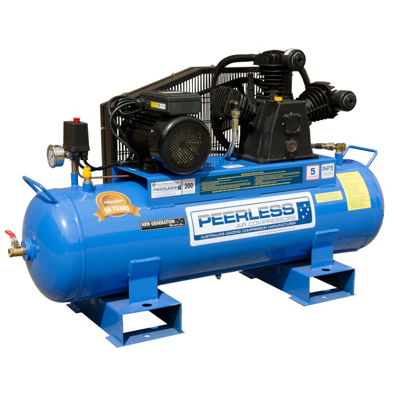 PEERLESS PRODUCTS 3.5hp 55L Fatboy High Pressure Electric Air Compressor