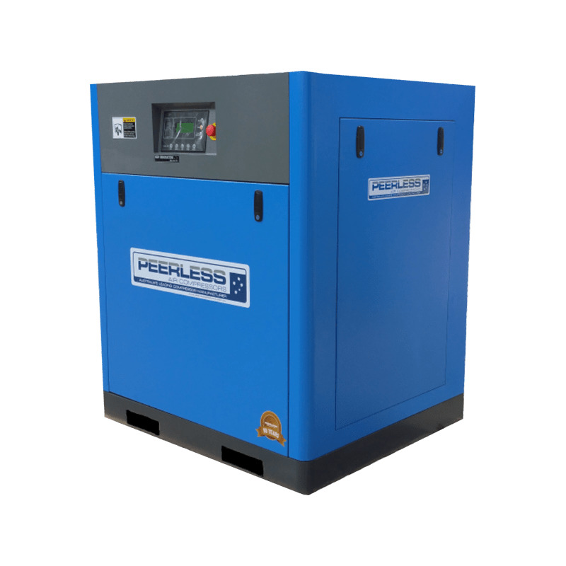 PEERLESS 30Hp Screw Compres 3000Lpm Invertor Motor - Just Screw Base