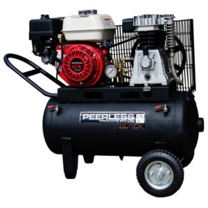 PEERLESS PRODUCTS BLACK GX200 50L Petrol Belt Drive Air Compressor