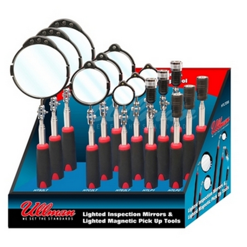 PRECISION SPECI Circular Telescoping Lighted Mirror 35MM Ullman