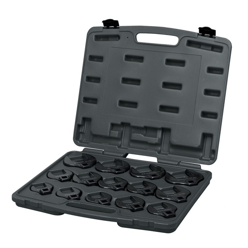 TOLEDO Crowfoot Wrench Set Metric