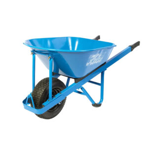 KELSO Wheelbarrow Professional 100L Steel Tray 6.5" Wheel
