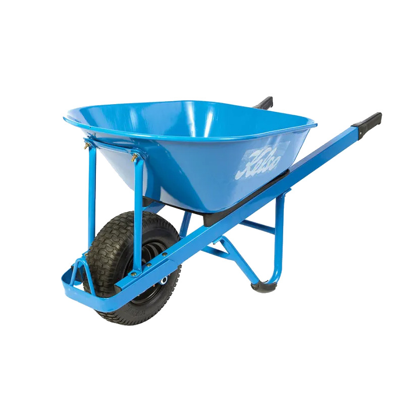 KELSO Wheelbarrow Professional 100L Steel Tray 6.5" Wheel