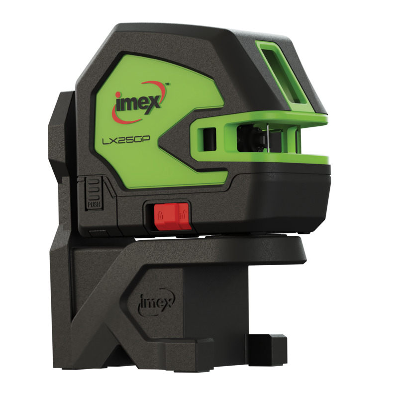 IMEX Green Crossline & Dot Laser Level With Detector