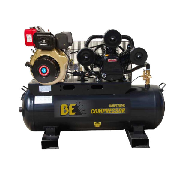 BE 160L Industrial Diesel Belt Drive Air Compressor Powered by PowerEase - Image 3