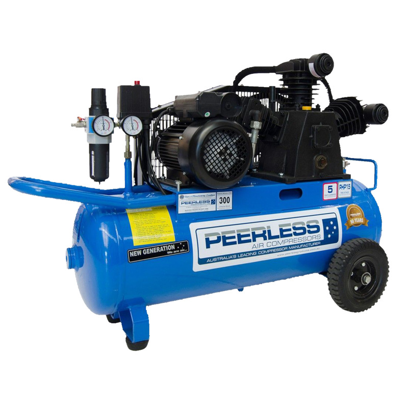 PEERLESS PRODUCTS 3.5hp 55L Fatboy High Pressure Electric Air Compressor - Image 2