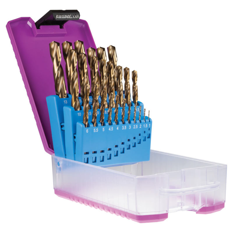 SUTTON 25pc Metric Cobalt Jobber Drill Set - Image 3