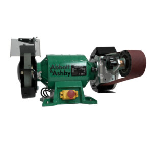 ABBOTT & ASHBY 1100W 200mm (8") Professional Bench Grinder With Linishing Attachment