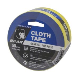 NORTON Cloth Tape 50MMx15M Yellow