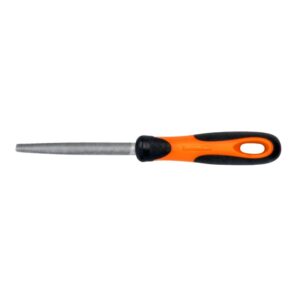 BAHCO 10" 1/2 Round File With Handle,Cut