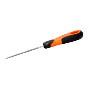 BAHCO 8" Round File With Handle,Cut 2