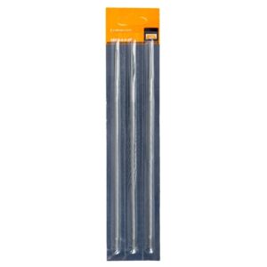 BAHCO Round File Csf,8" X 4.8Mm,3 Pack
