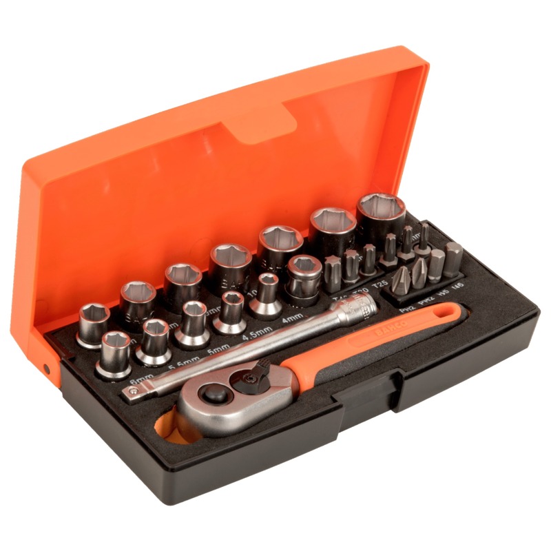BAHCO Socket Set 1/4",25 Products