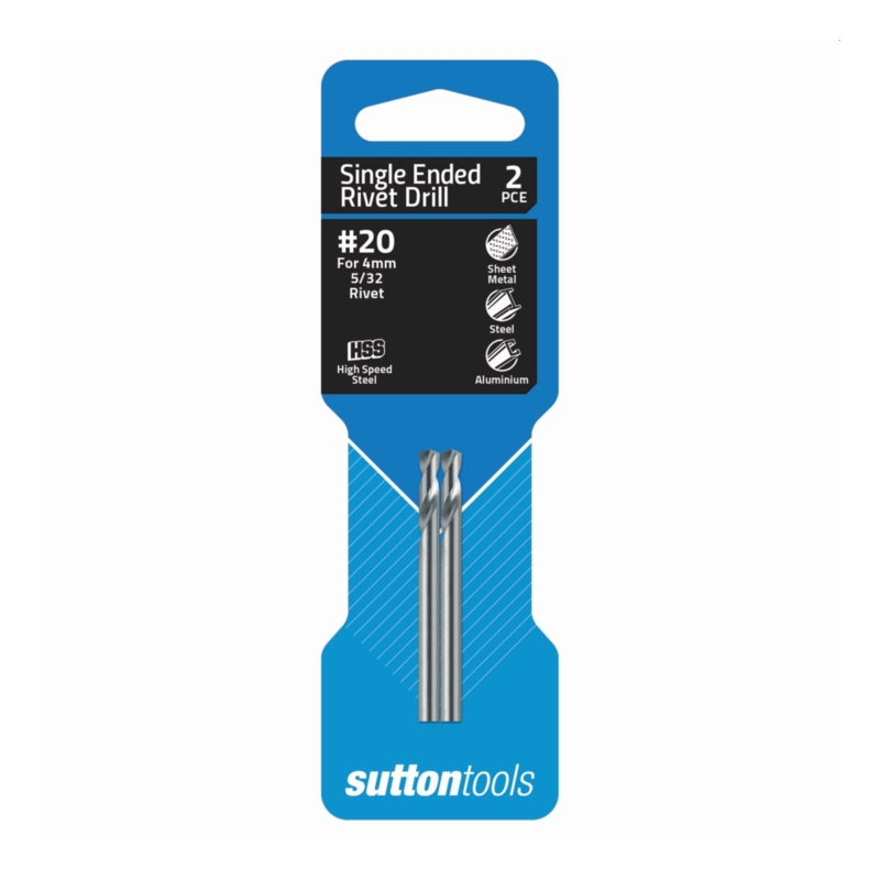 P&N Drill # 30 Panel Single End HSS 2 Pack