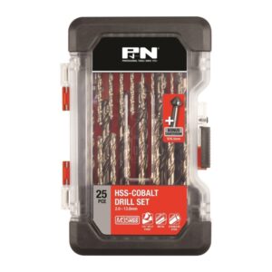 P&N WORKSHOP 2-13mm Heavy Duty Cobalt Drill 25pc Set