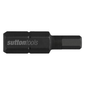 SUTTON Screwdriver Bit Impact S115 6Mm X25 Hexagon Insert Bulk