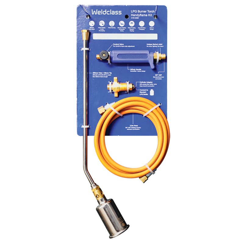WELDCLASS LPG Burner Torch Platinium LT40 Handyflame Kit