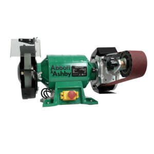 ABBOTT & ASHBY 200mm (8") 1100W Professional Bench Grinder With Linisher
